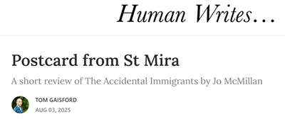The Accidental Immigrants reviewed by Tom Gaisford